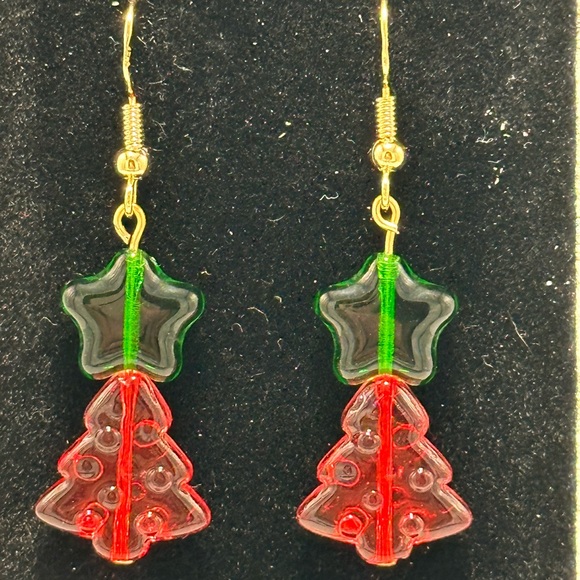 Handmade holiday earrings - Picture 2 of 7
